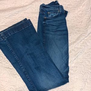 7FAMK Dojo Jeans. Size 29, Dark Wash.